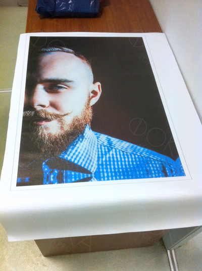 Фотокартина на холсте 50х70см «Портрет мужчины» — фото