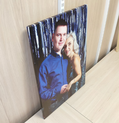 Фотокартина на холсте с подрамником 50х70см «Семья» — фото