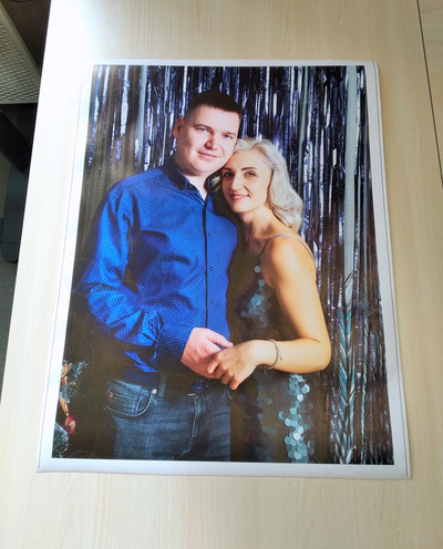 Фотокартина на холсте с подрамником 50х70см «Семья» — фото