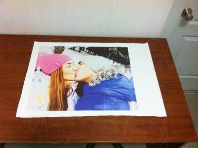 Фотокартина на холсте 50х40см «Поцелуй» — фото