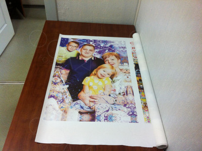 Фотокартина в стиле дрим-арт на холсте 40х60см «Семья» — фото