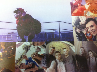 Фотокартина-коллаж на холсте 50х50см «Друзья на век» — фото