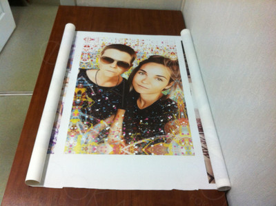 Фотокартина в стиле дрим-арт на холсте 40х60см «Пара» — фото