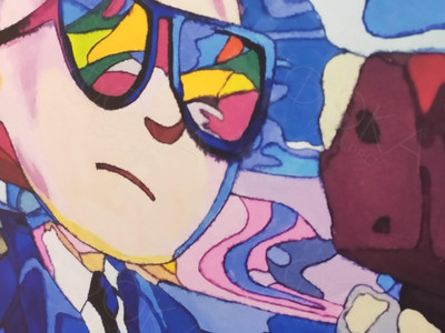 Картина на подрамнике 80х50см в стиле «Поп-арт» — фото