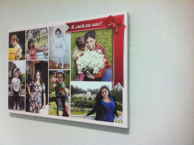 Фотокартина-коллаж на холсте 60х40см — фото