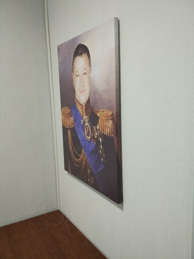 Фотокартина-монтаж на холсте 60х80см «Генерал» — фото