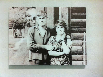 Фотокартина на холсте 40х30см «Фото родителей» — фото