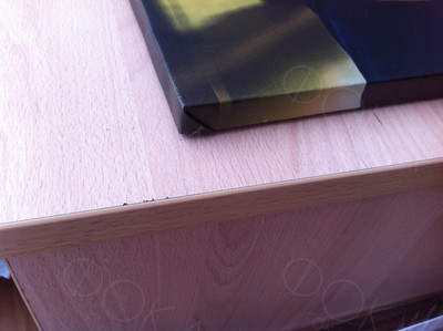 Фотокартина на холсте в багете 40х50см «Силач в фитнес клубе» — фото